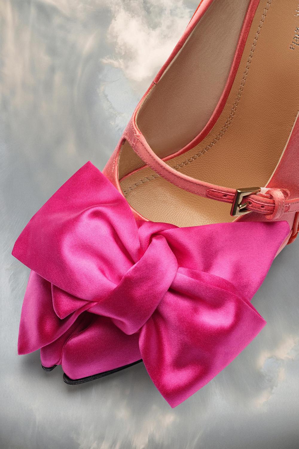 Pink Maison Margiela Tabi Monster Bow Pump | AU_MM47773