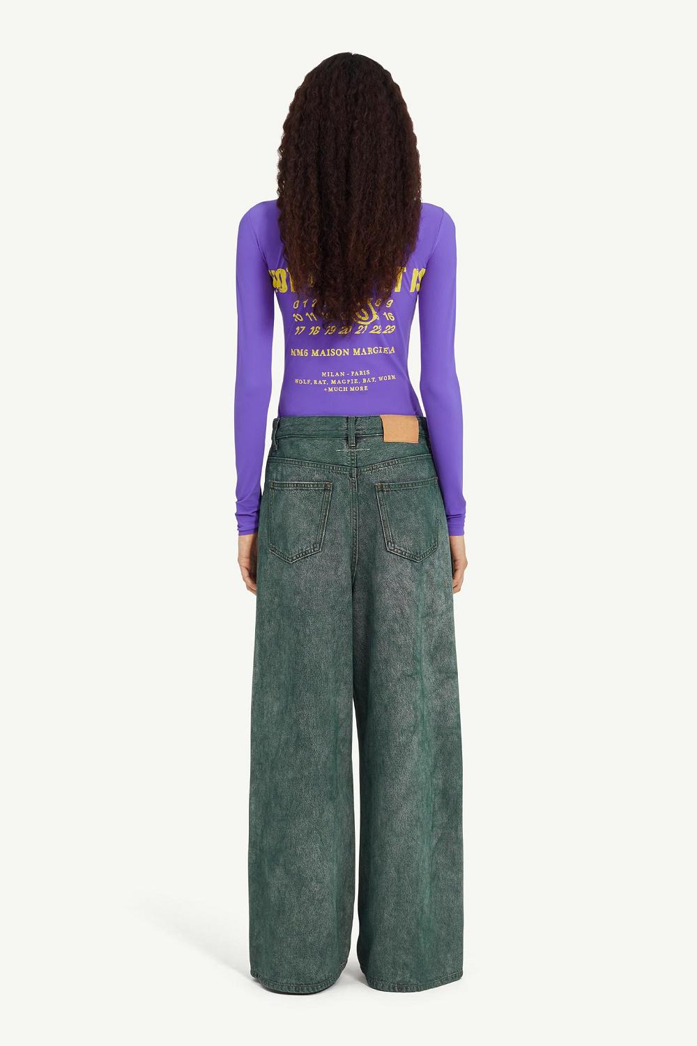 Purple Maison Margiela Jersey Body | AU_MM50363