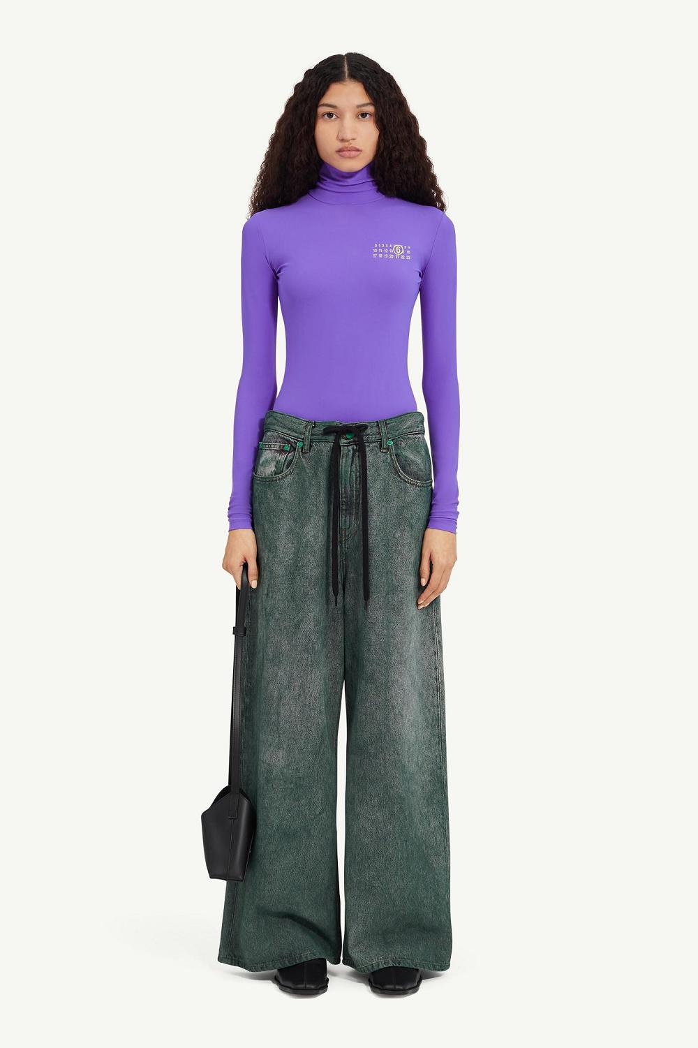 Purple Maison Margiela Jersey Body | AU_MM50363