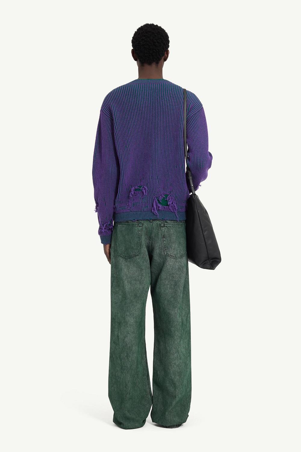 Purple Maison Margiela Reversible Jumper | AU_MM33551