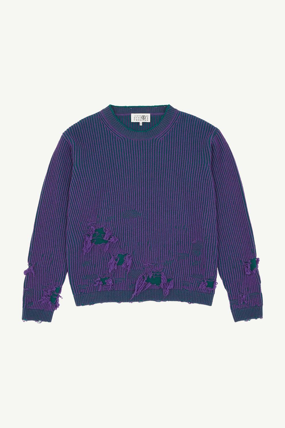 Purple Maison Margiela Reversible Jumper | AU_MM33551