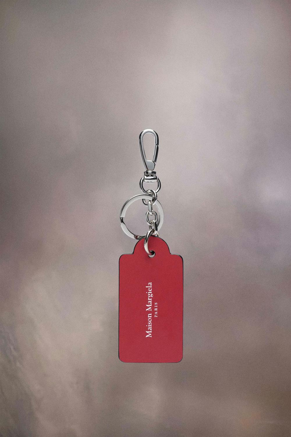 Red Black Maison Margiela Four Stitches Keyring | AU_MM62053