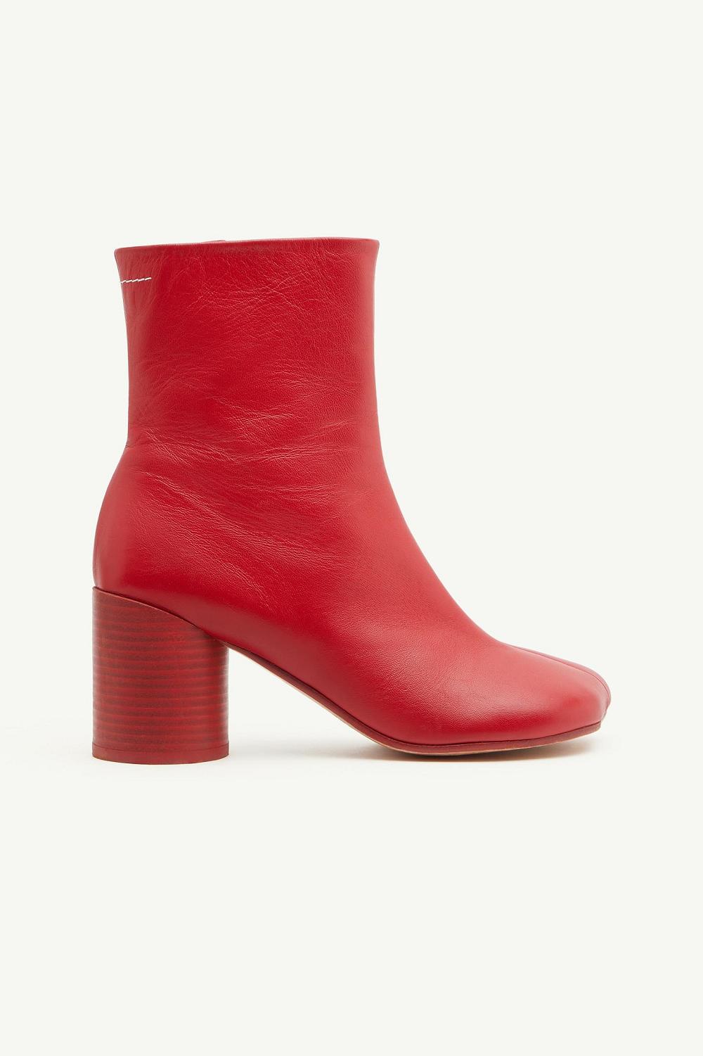 Red Maison Margiela Anatomic Ankle Boots | AU_MM24384