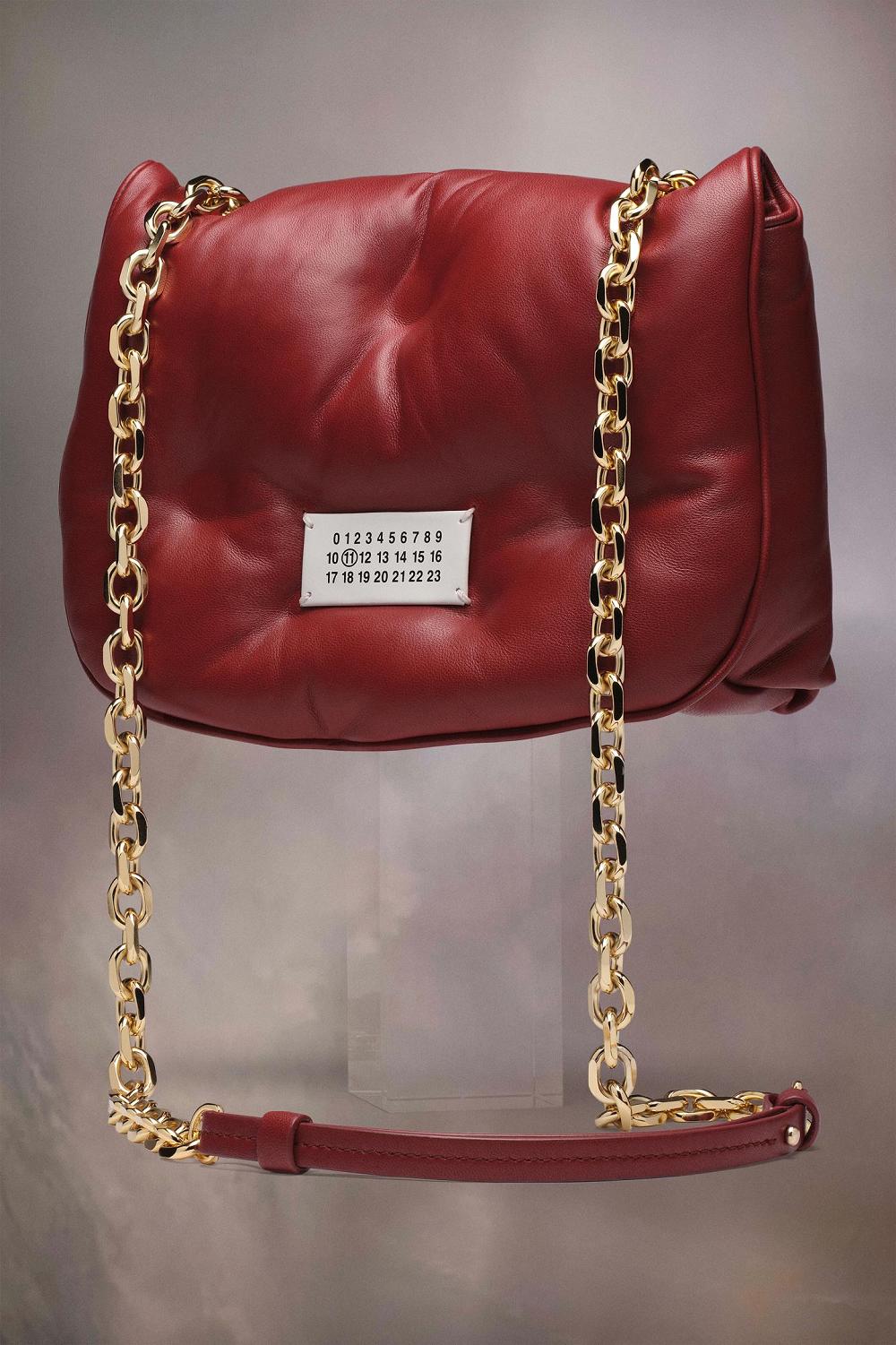 Red Maison Margiela Glam Slam Recicla Flap Small | AU_MM80331