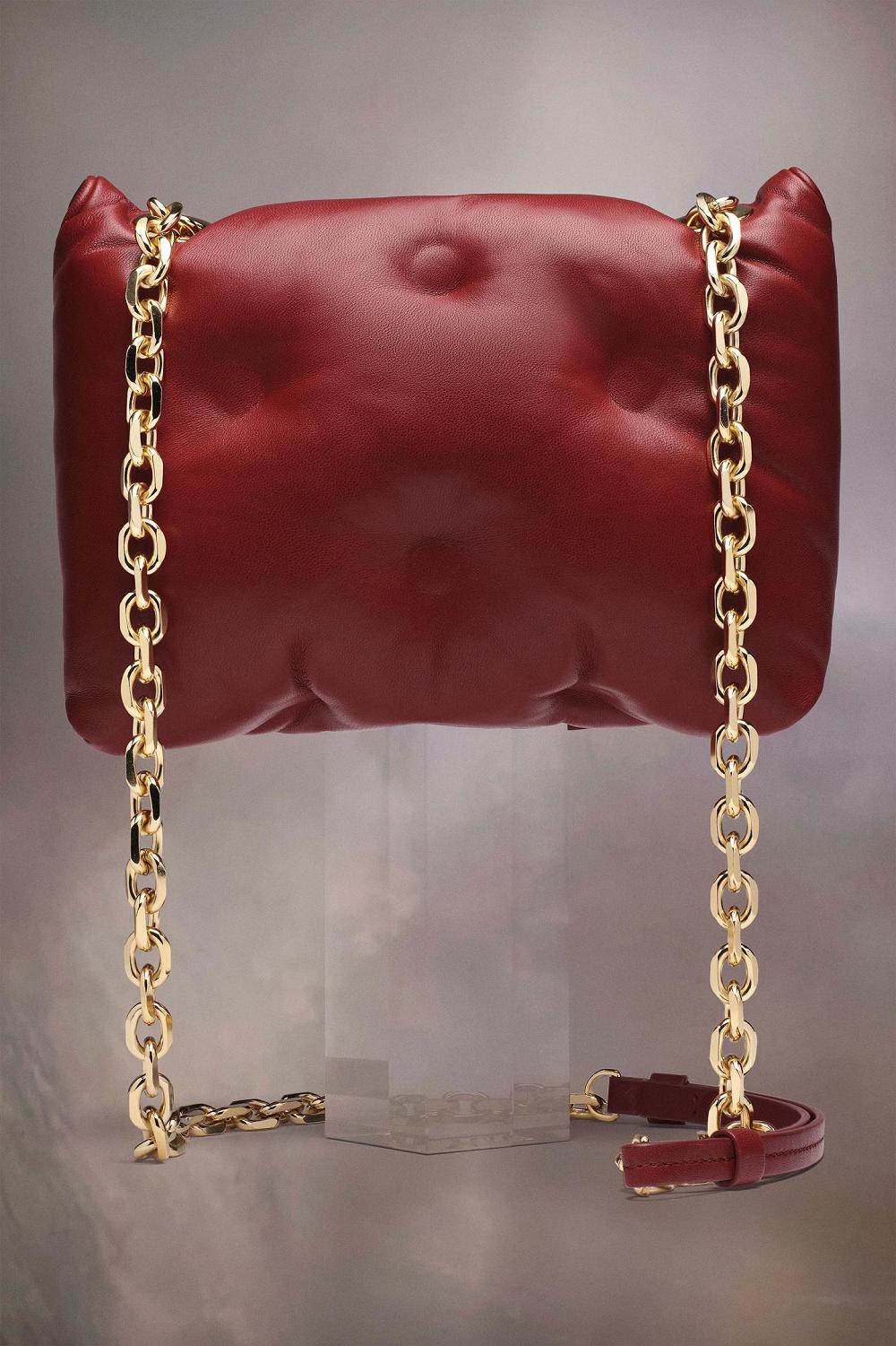 Red Maison Margiela Glam Slam Recicla Flap Small | AU_MM80331