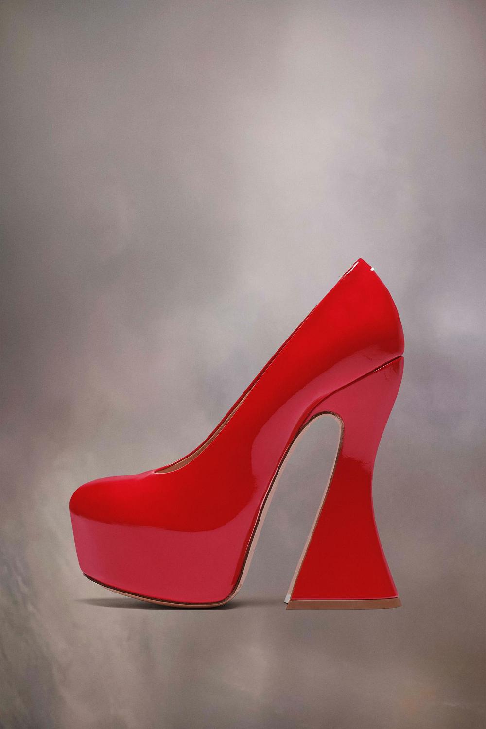 Red Maison Margiela Sketch Pump | AU_MM84126