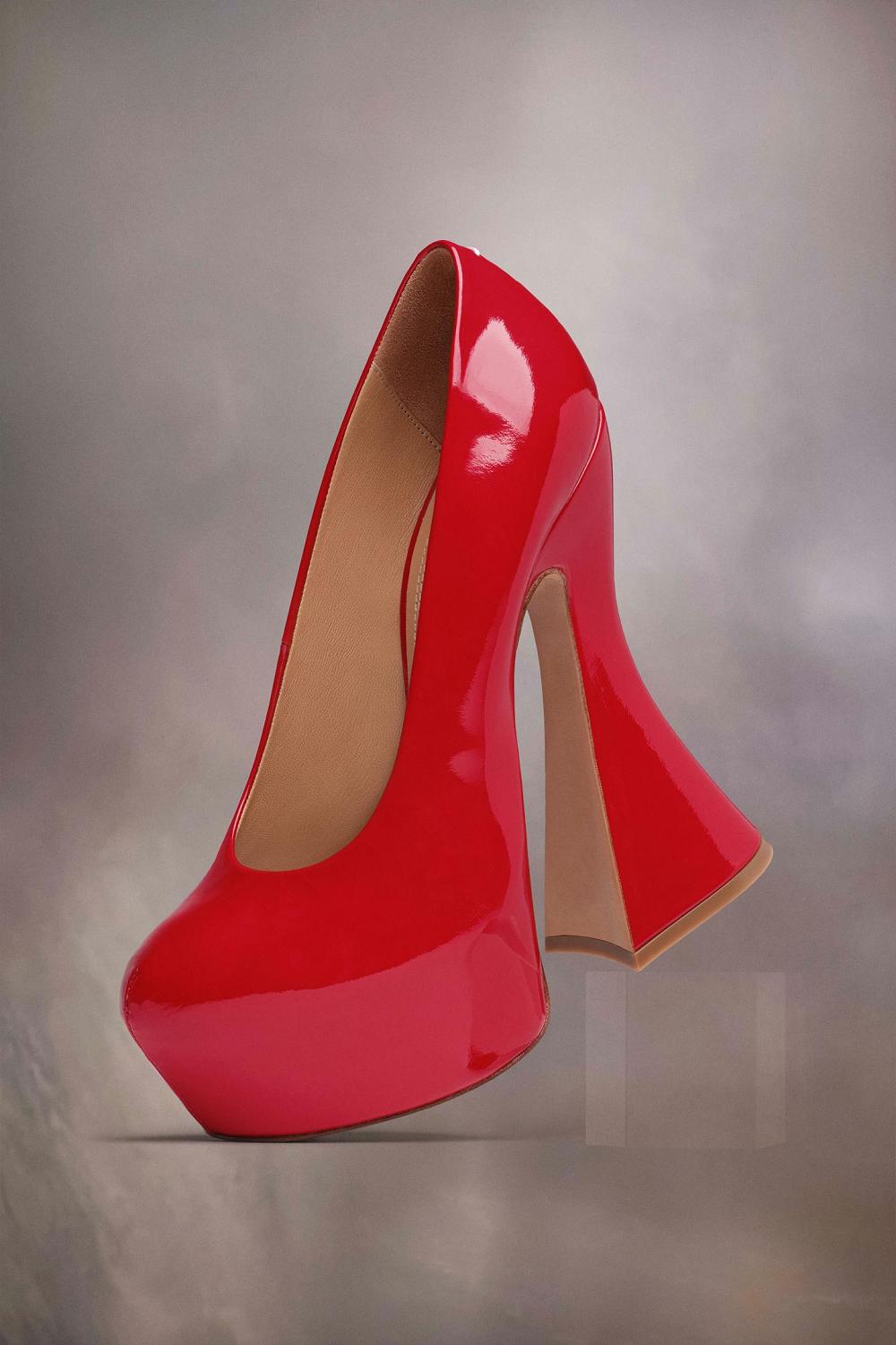 Red Maison Margiela Sketch Pump | AU_MM84126