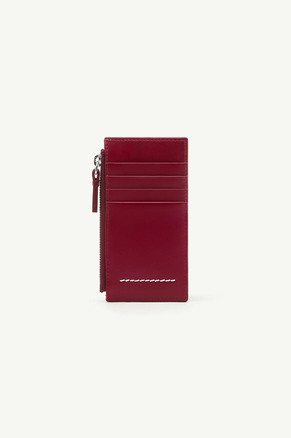 Red Maison Margiela Zipped Cardholder | AU_MM70879