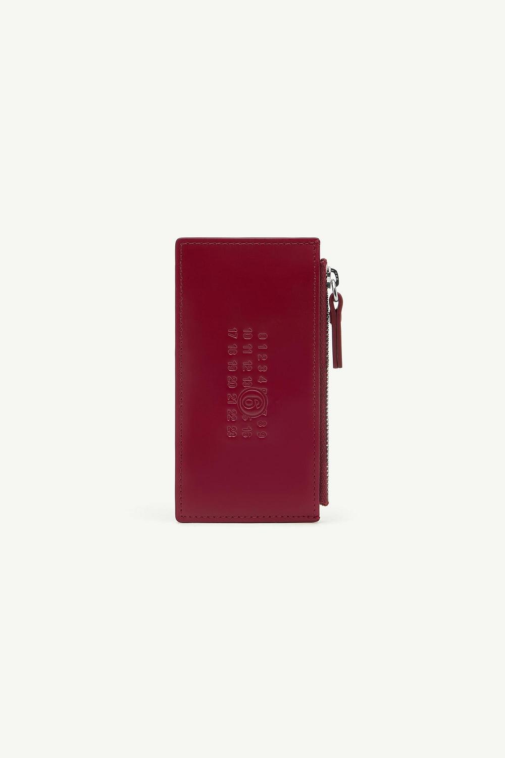 Red Maison Margiela Zipped Cardholder | AU_MM70879