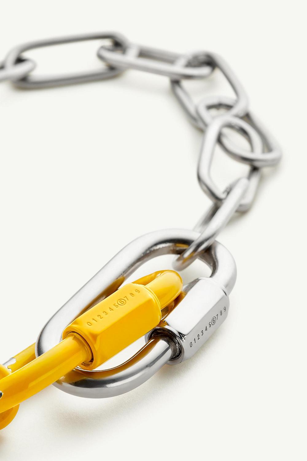 Silver Gold Maison Margiela Carabiner Necklace | AU_MM87224