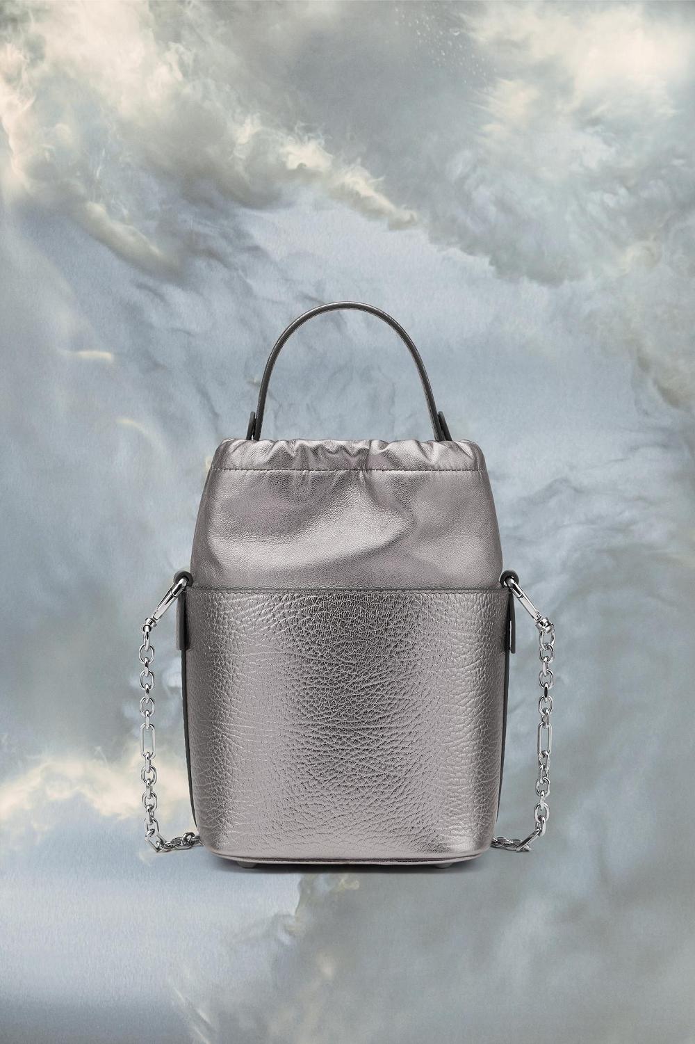 Silver Maison Margiela 5ac Bucket Small | AU_MM58487