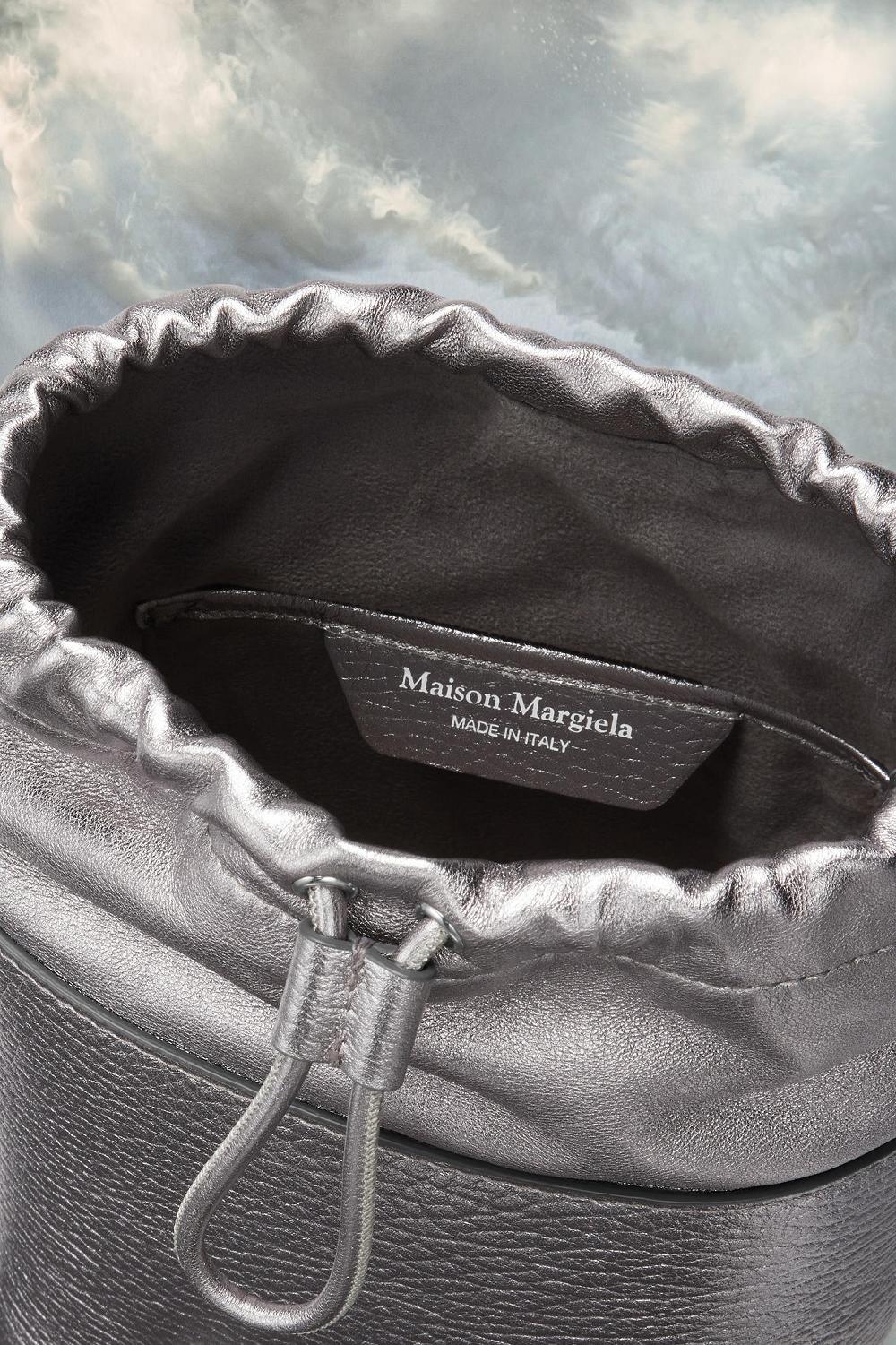 Silver Maison Margiela 5ac Bucket Small | AU_MM58487