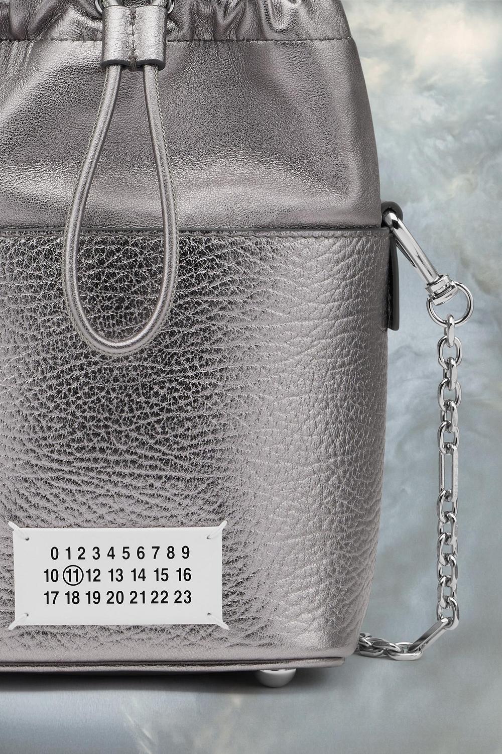 Silver Maison Margiela 5ac Bucket Small | AU_MM58487