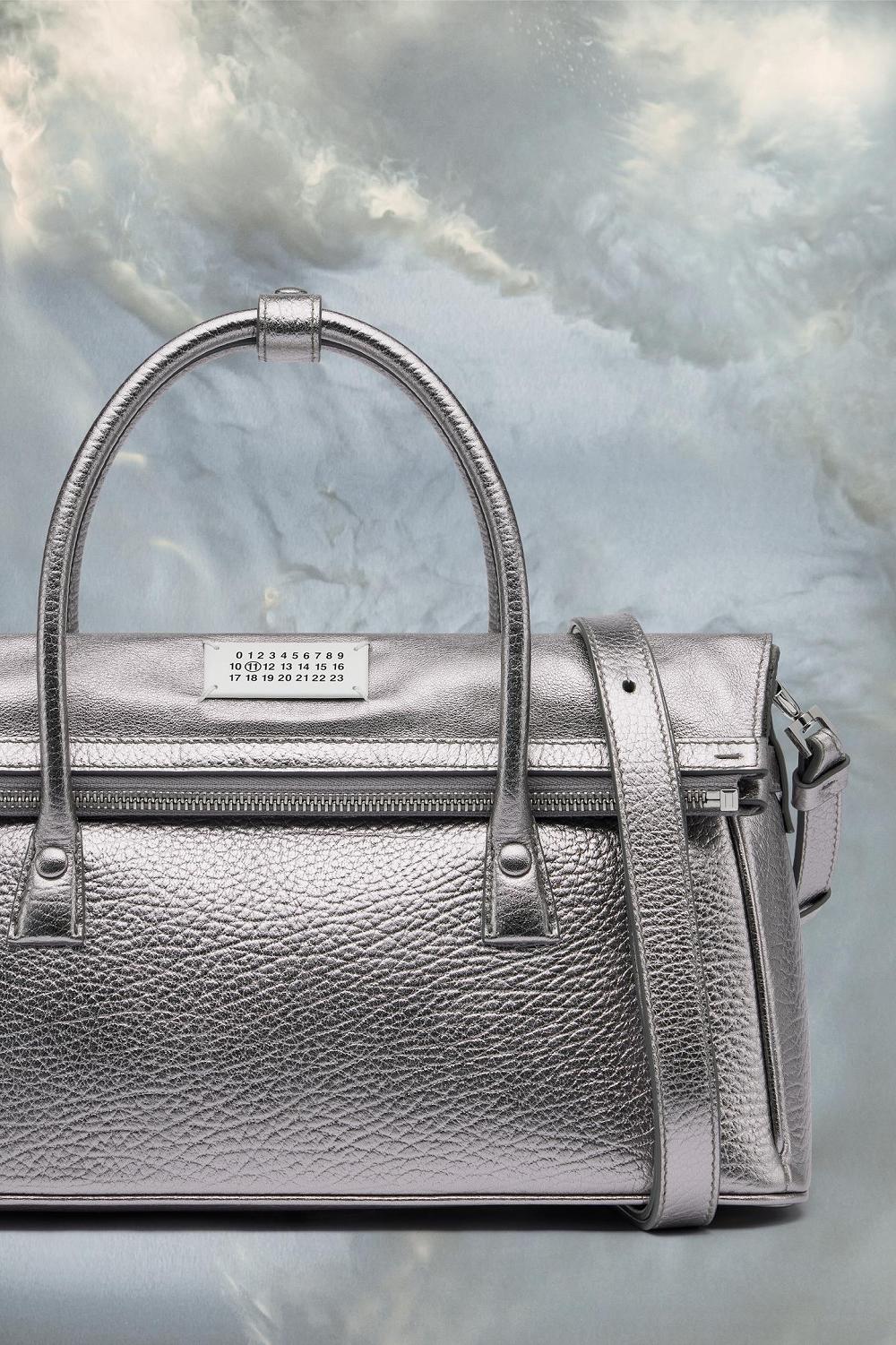 Silver Maison Margiela 5ac East West Handbag | AU_MM89109