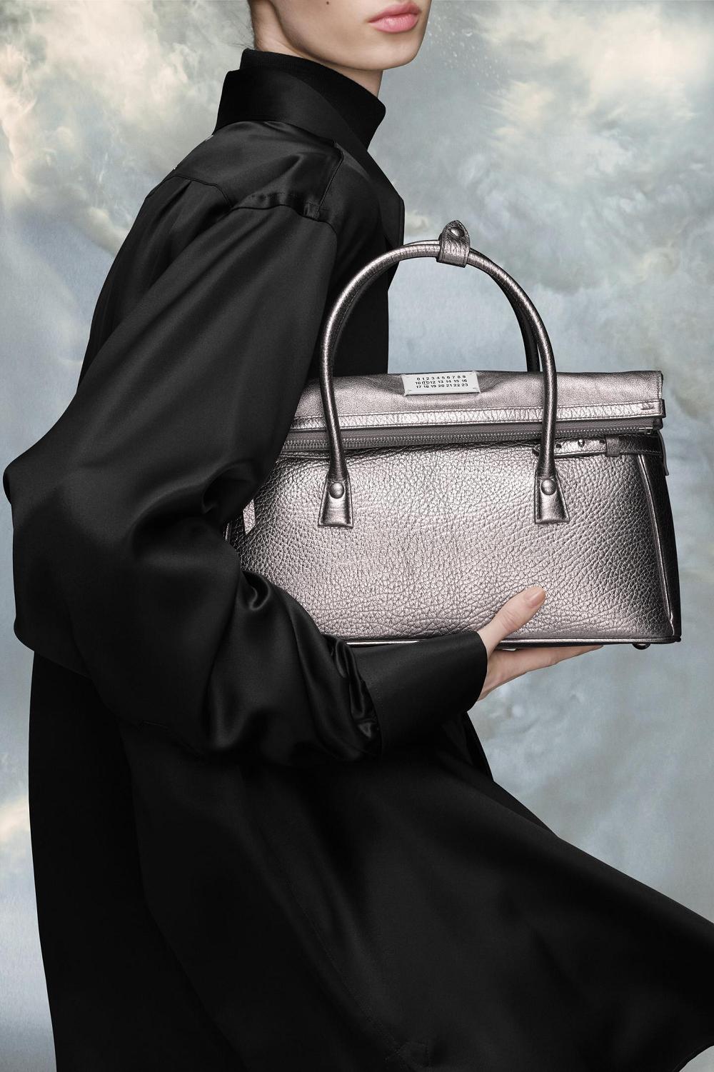 Silver Maison Margiela 5ac East West Handbag | AU_MM89109