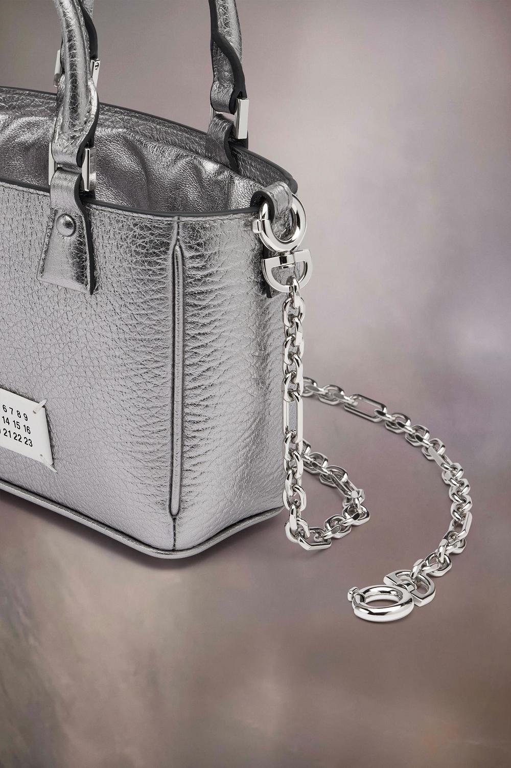 Silver Maison Margiela 5ac Tote Horizontal | AU_MM18637