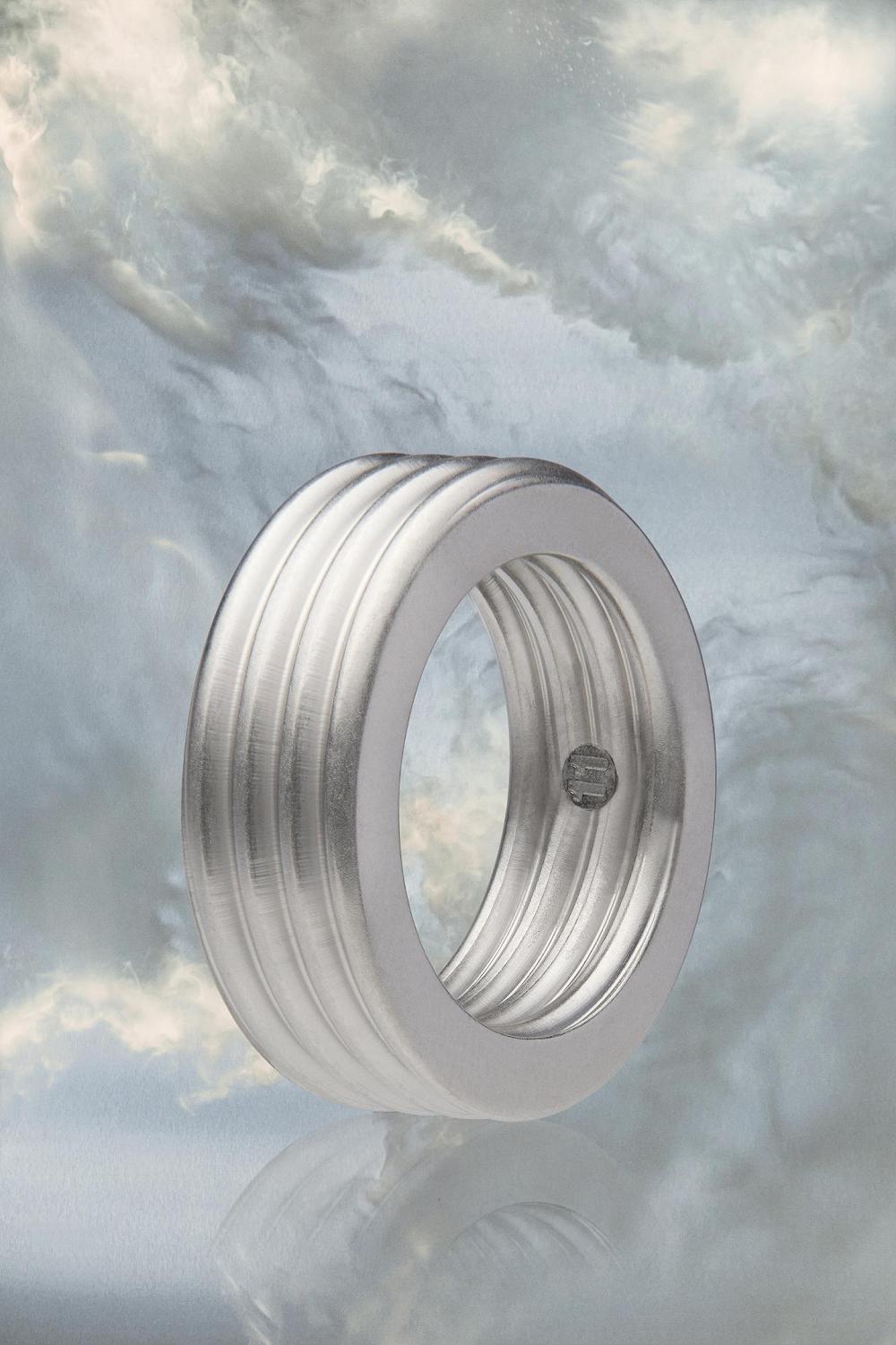 Silver Maison Margiela Bolt And Nut Ring | AU_MM57403