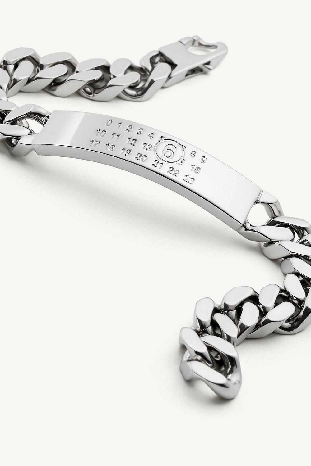 Silver Maison Margiela Classic Chain Bracelet | AU_MM72838