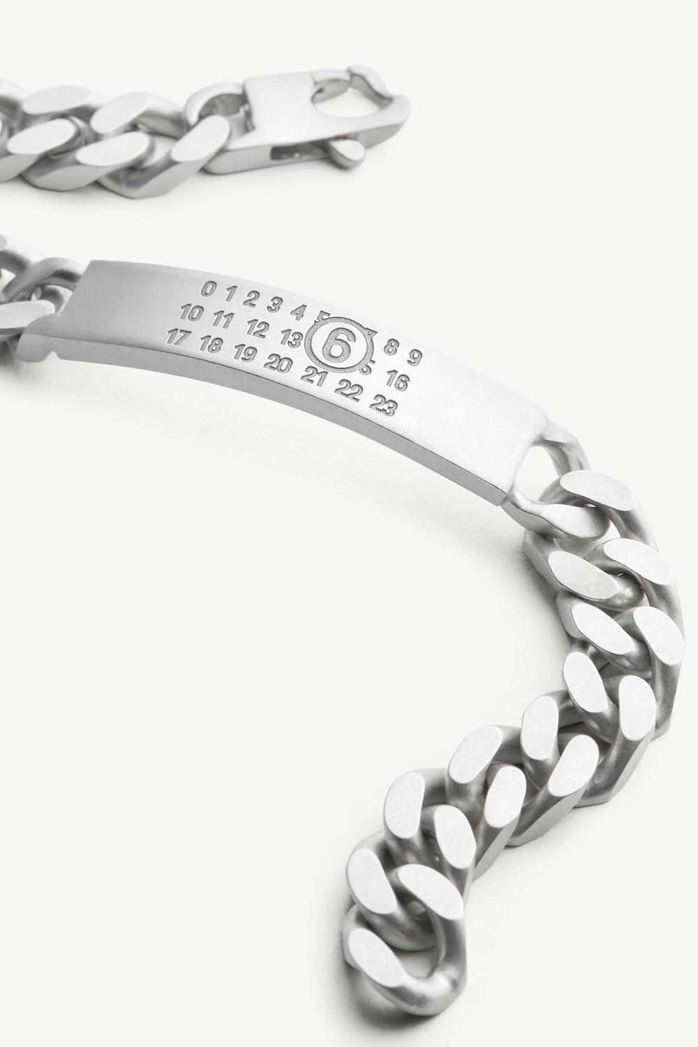 Silver Maison Margiela Classic Chain Bracelet | AU_MM79699