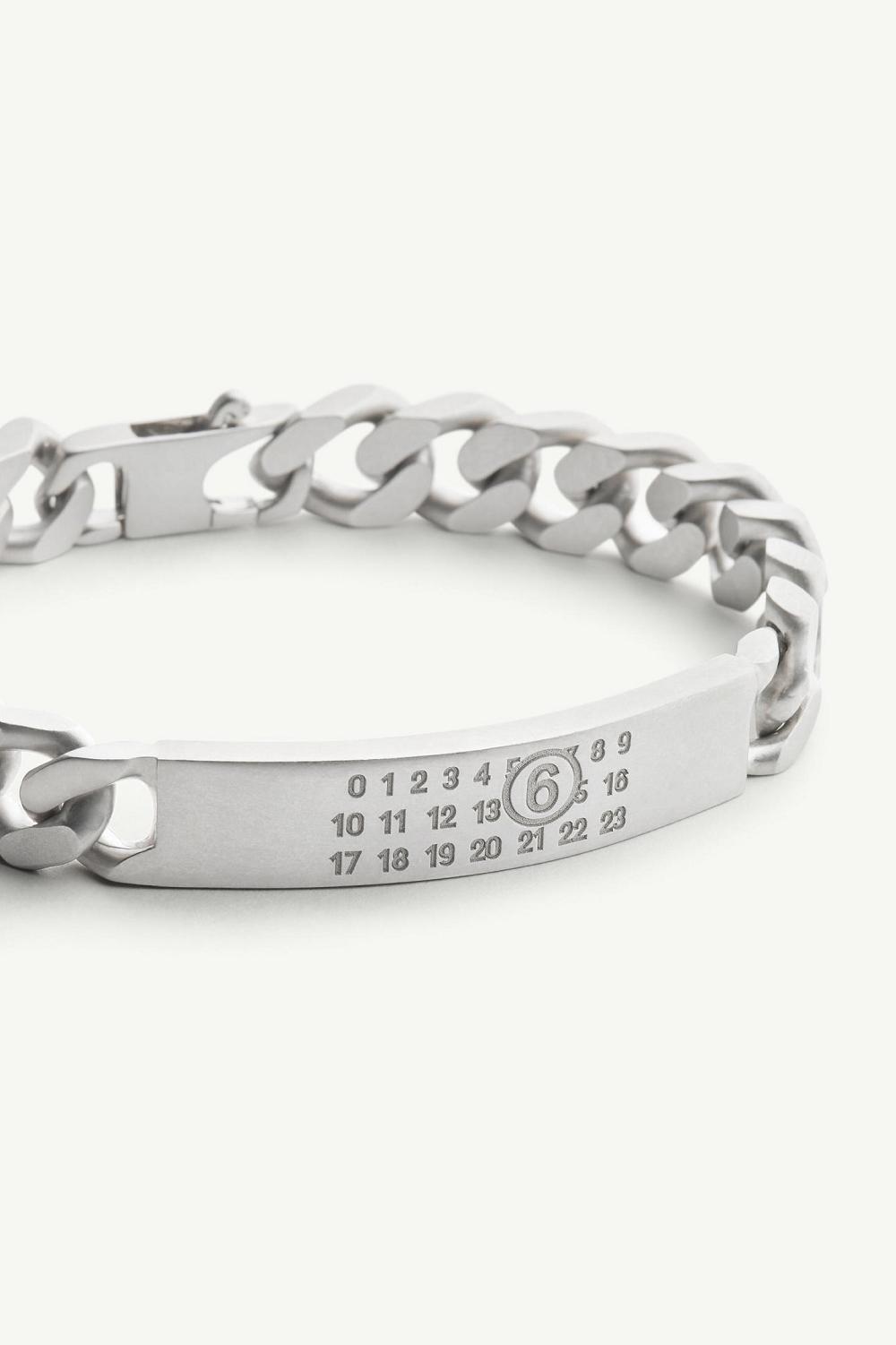 Silver Maison Margiela Classic Chain Bracelet | AU_MM79699