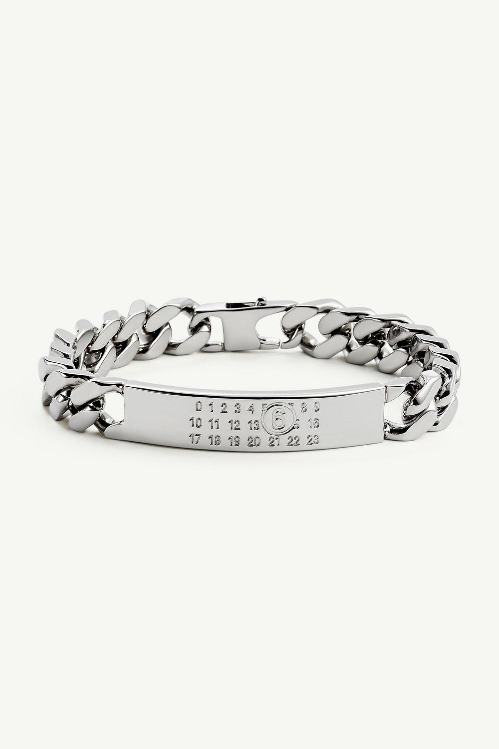 Silver Maison Margiela Classic Chain Bracelet | AU_MM21818