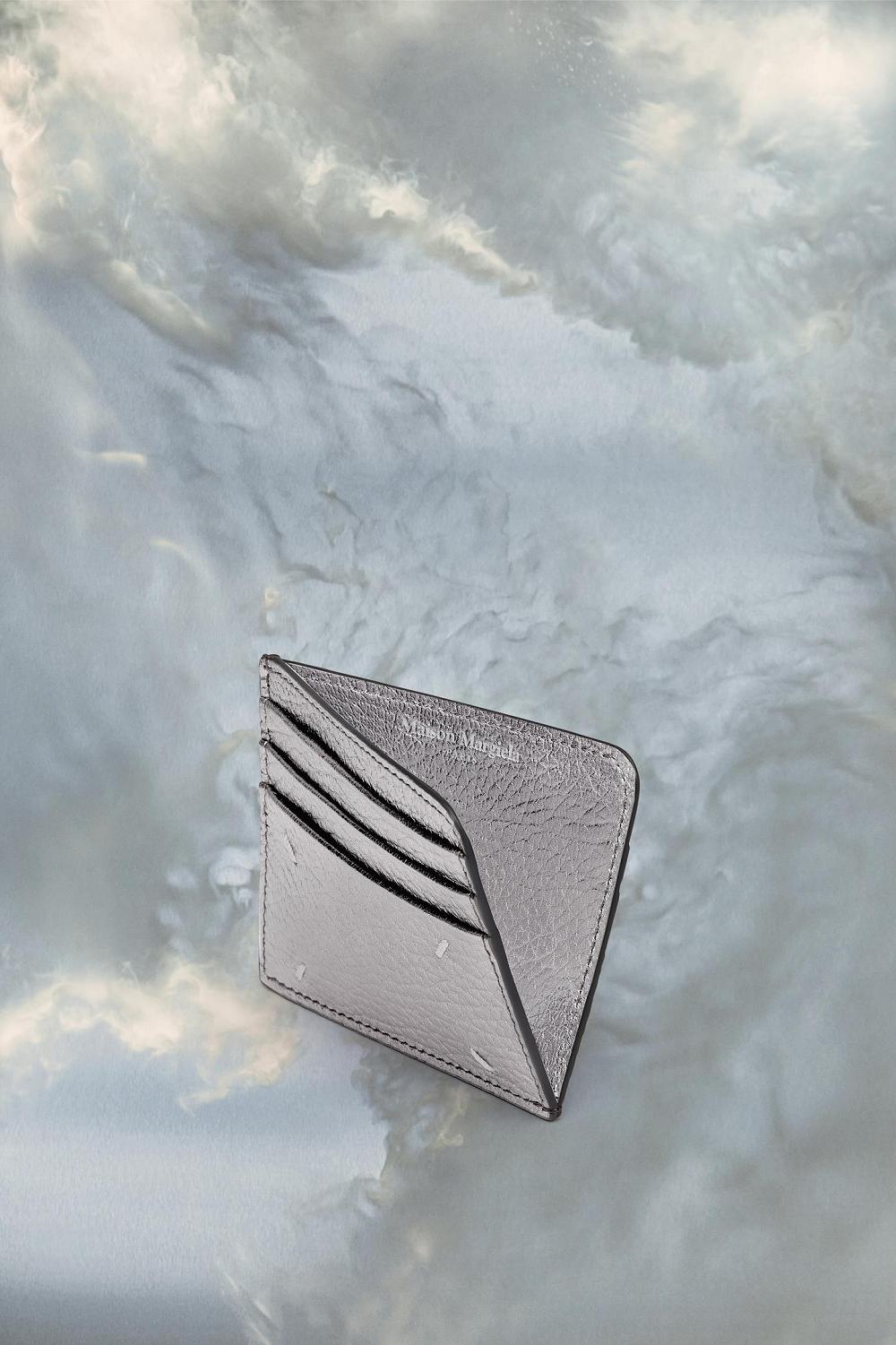 Silver Maison Margiela Four Stitches Card Holder | AU_MM98212