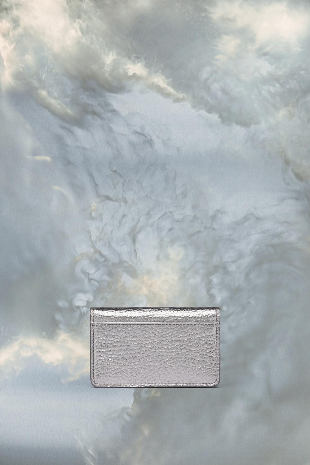 Silver Maison Margiela Four Stitches Card Holder | AU_MM84535