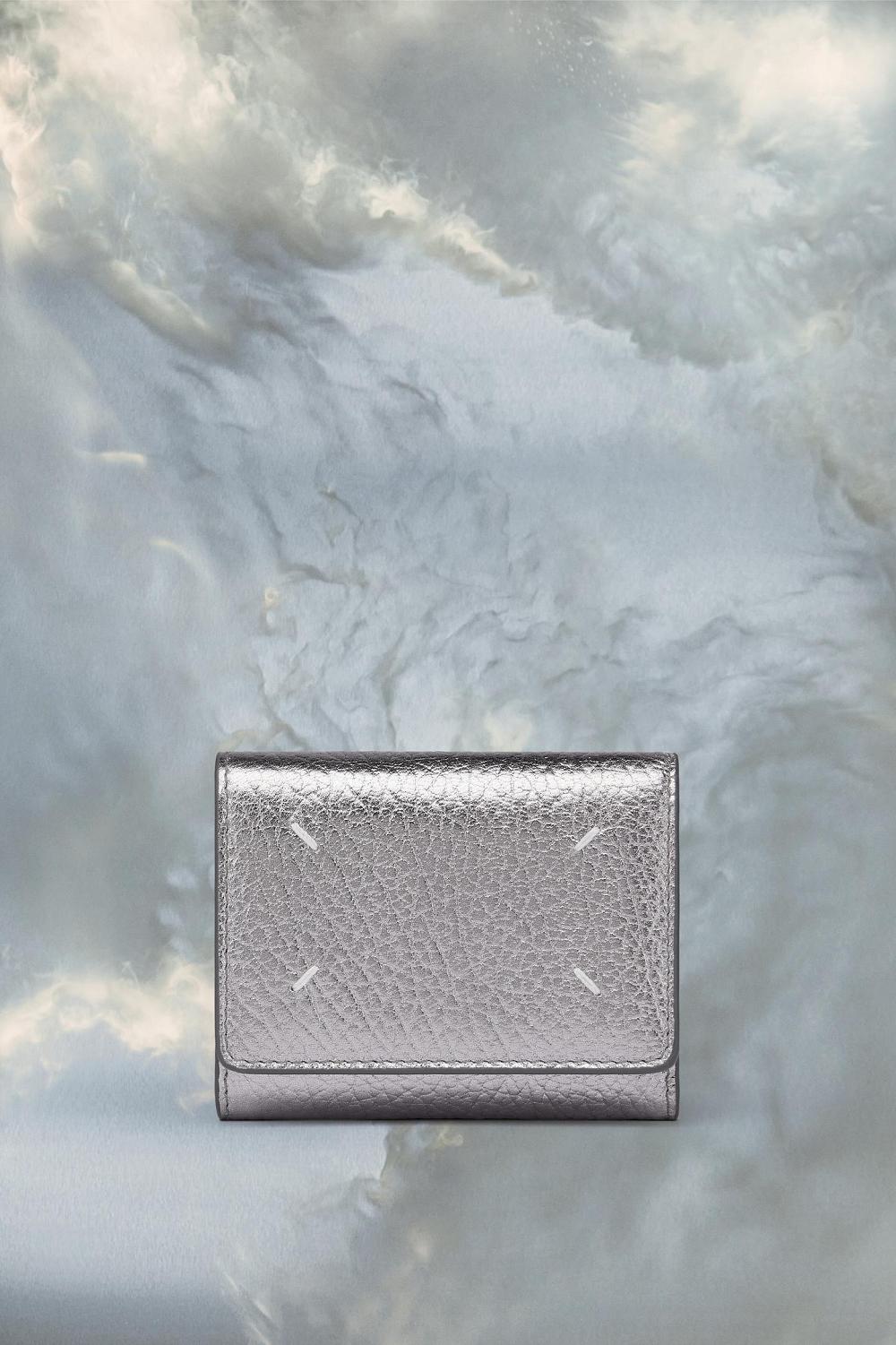 Silver Maison Margiela Four Stitches Wallet | AU_MM87906