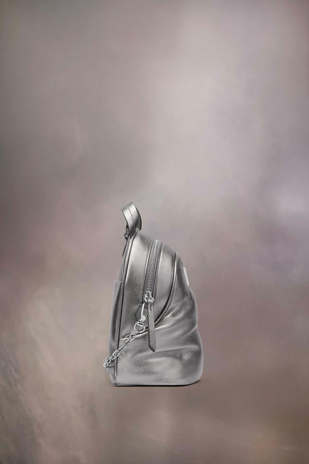 Silver Maison Margiela Glam Slam Backpack | AU_MM37802