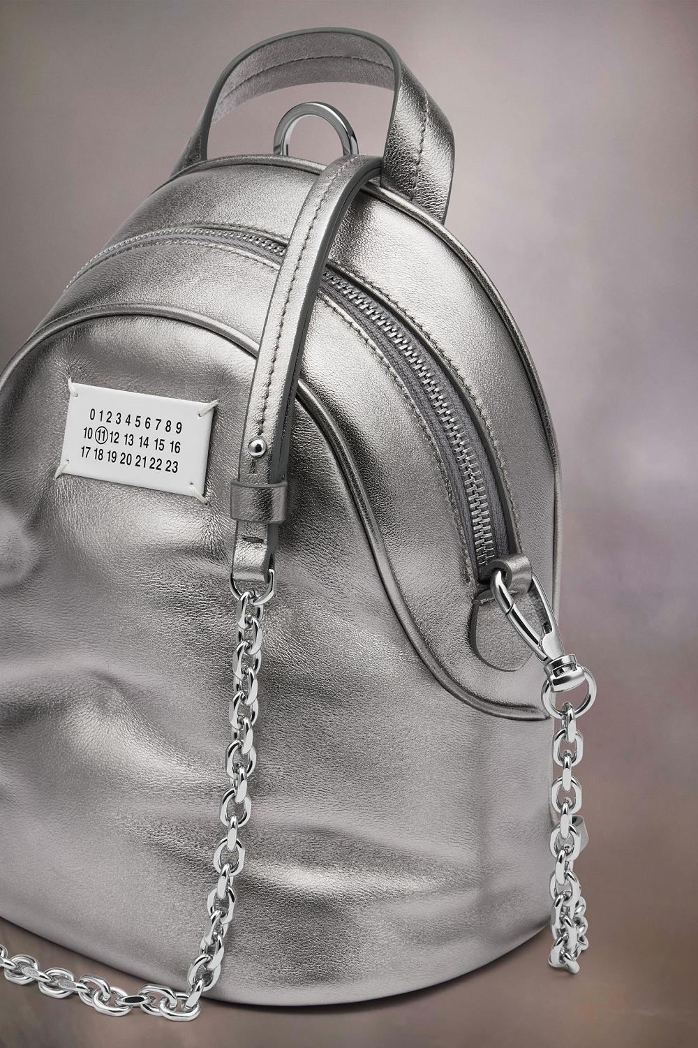 Silver Maison Margiela Glam Slam Backpack | AU_MM37802