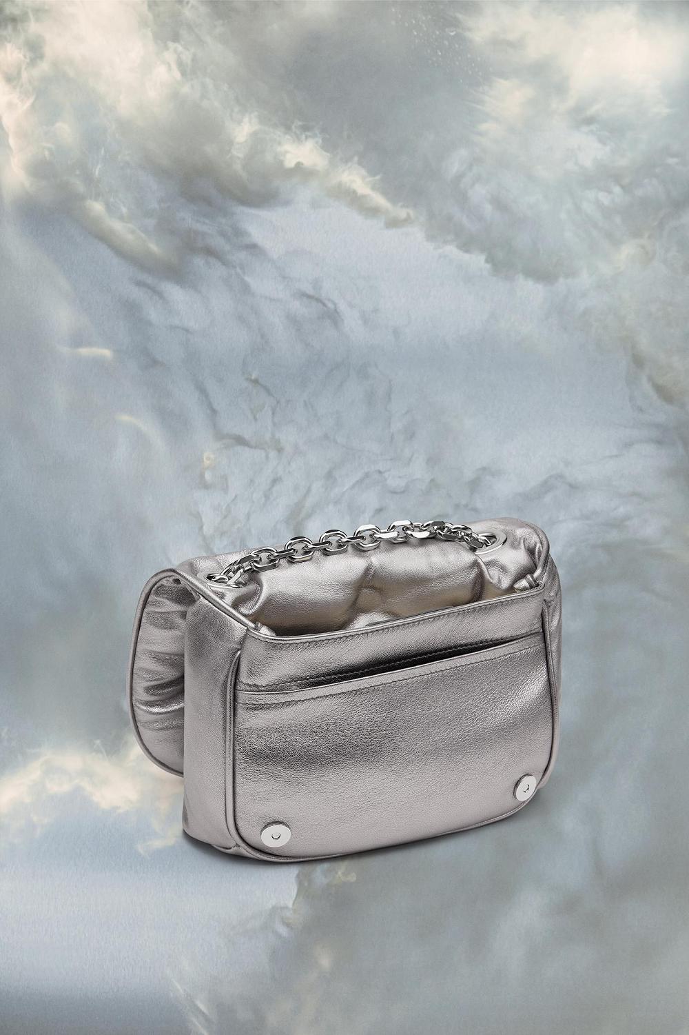 Silver Maison Margiela Glam Slam Flap Small | AU_MM76694