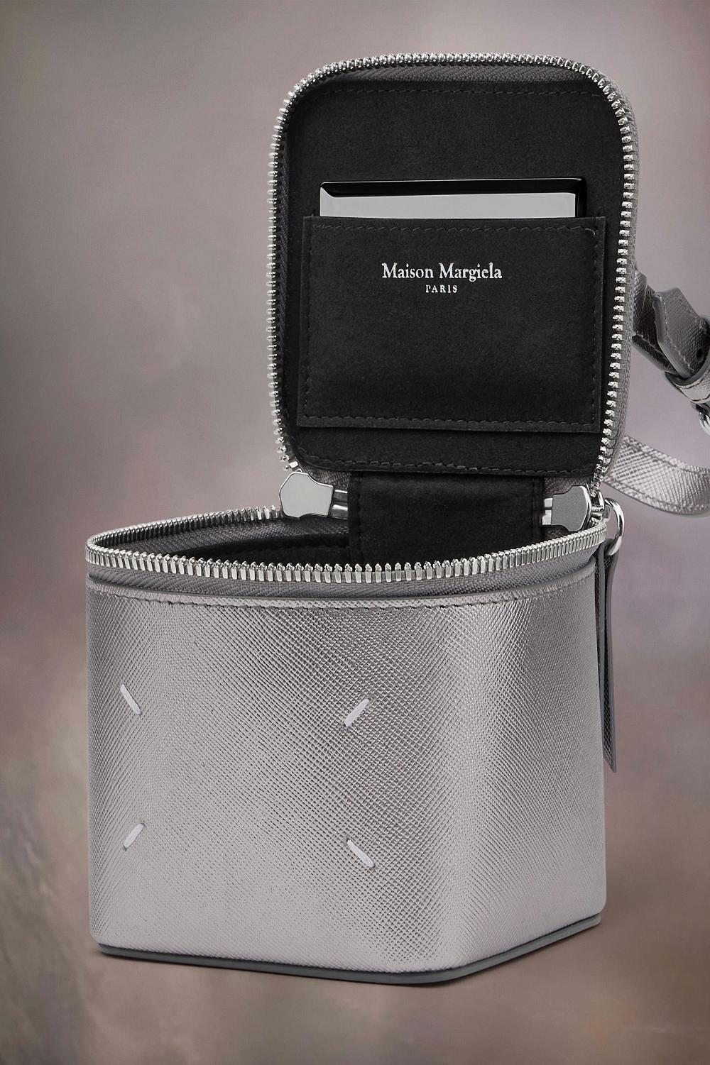 Silver Maison Margiela Micro Cube Handbag | AU_MM17935