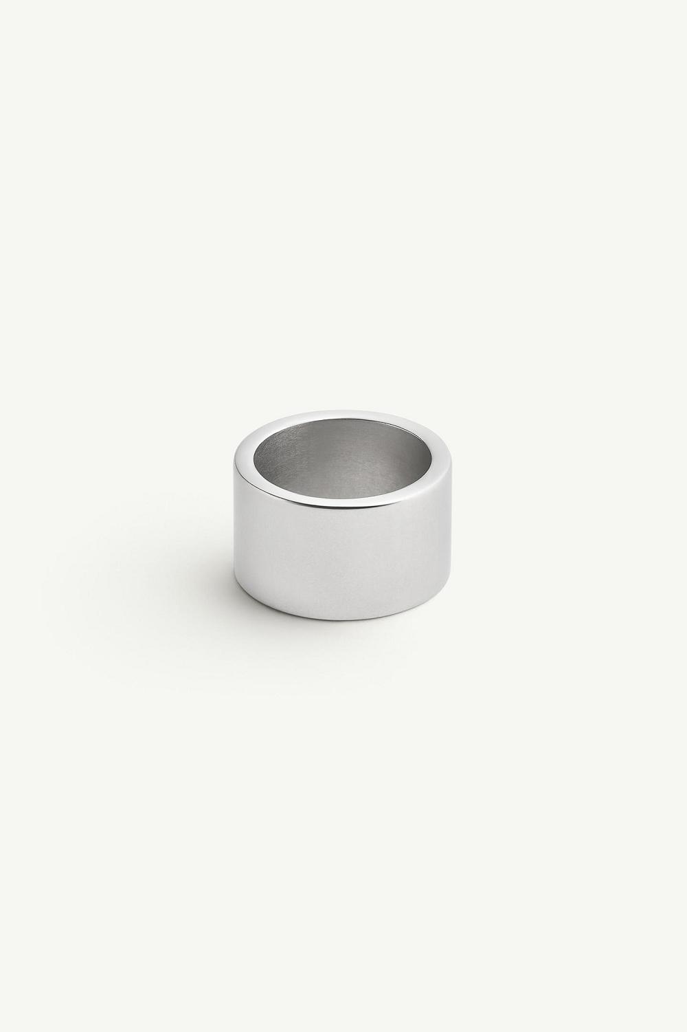 Silver Maison Margiela Numeric Minimal Signature Ring | AU_MM92217