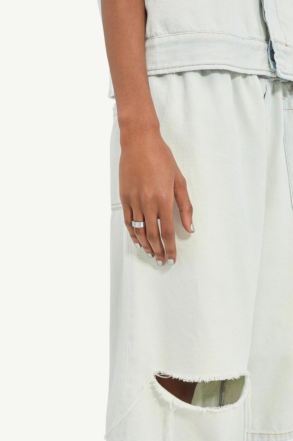 Silver Maison Margiela Numeric Minimal Signature Ring | AU_MM31891