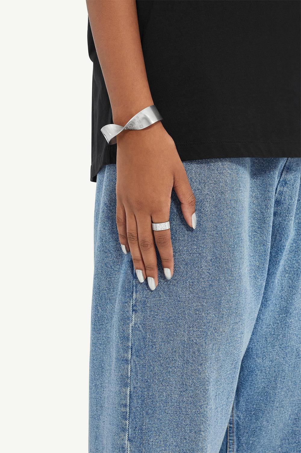 Silver Maison Margiela Numeric Minimal Signature Ring | AU_MM31891