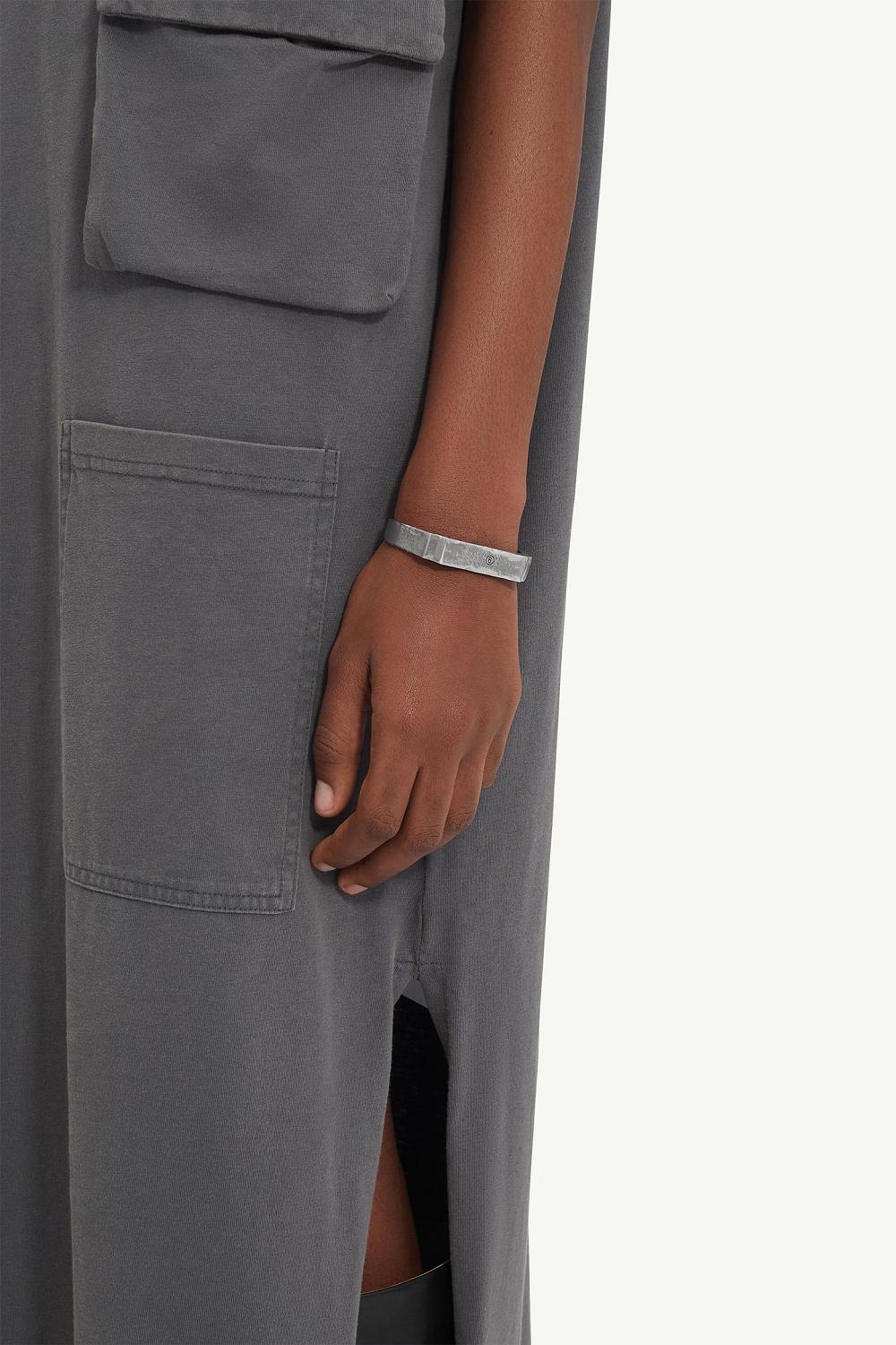 Silver Maison Margiela Numeric Signature Cuff | AU_MM38501