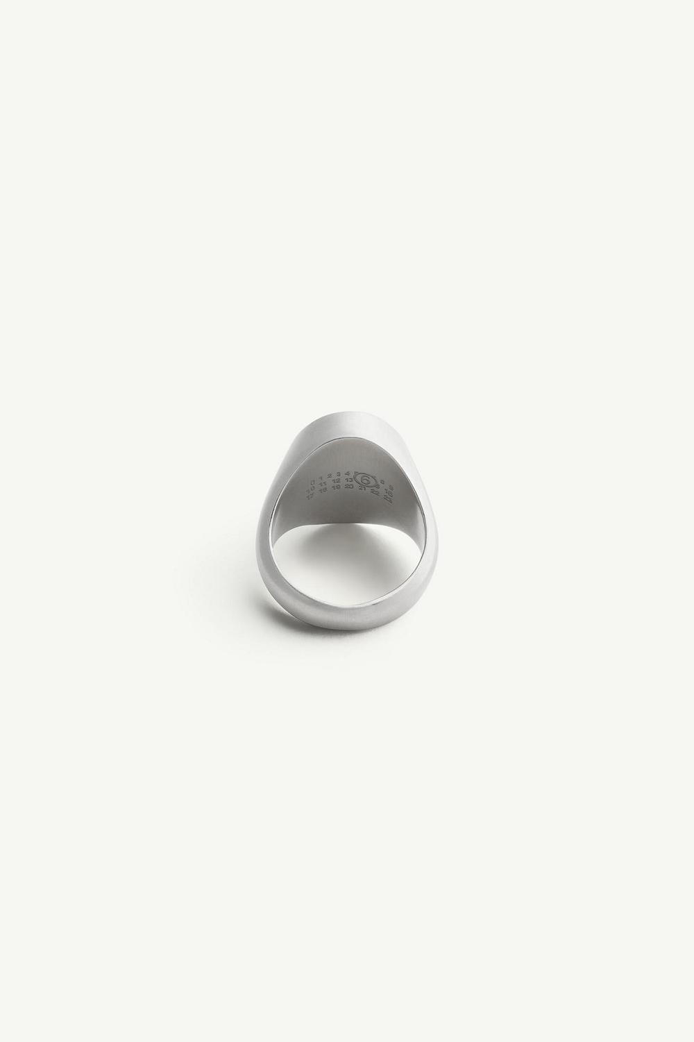 Silver Maison Margiela Signet Ring | AU_MM14109