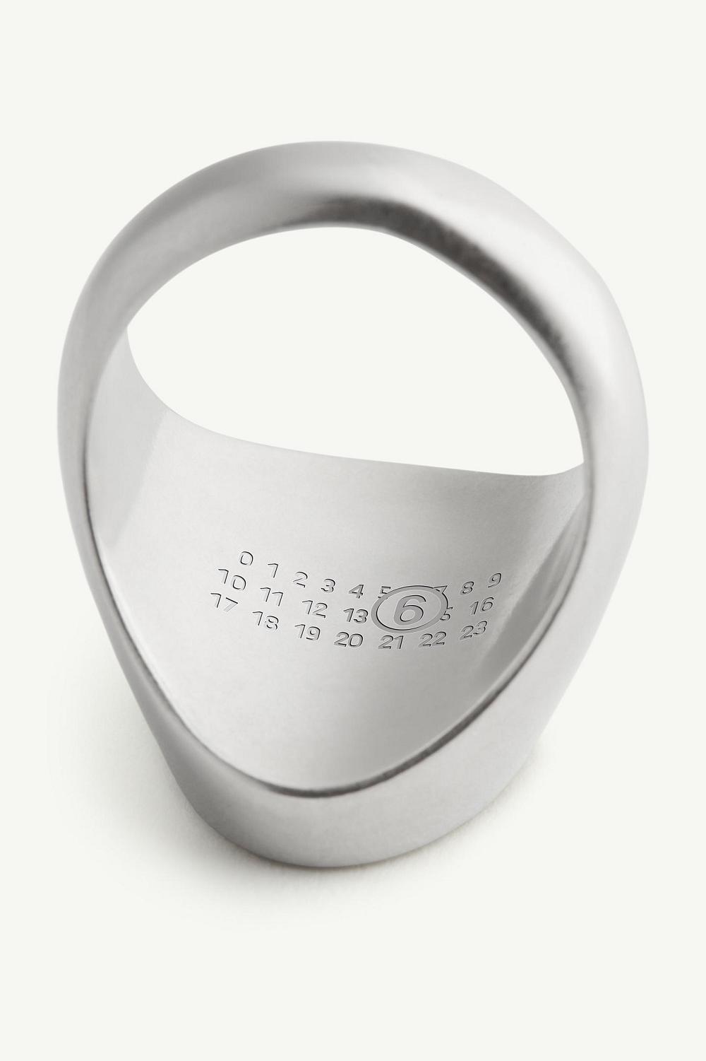 Silver Maison Margiela Signet Ring | AU_MM14109