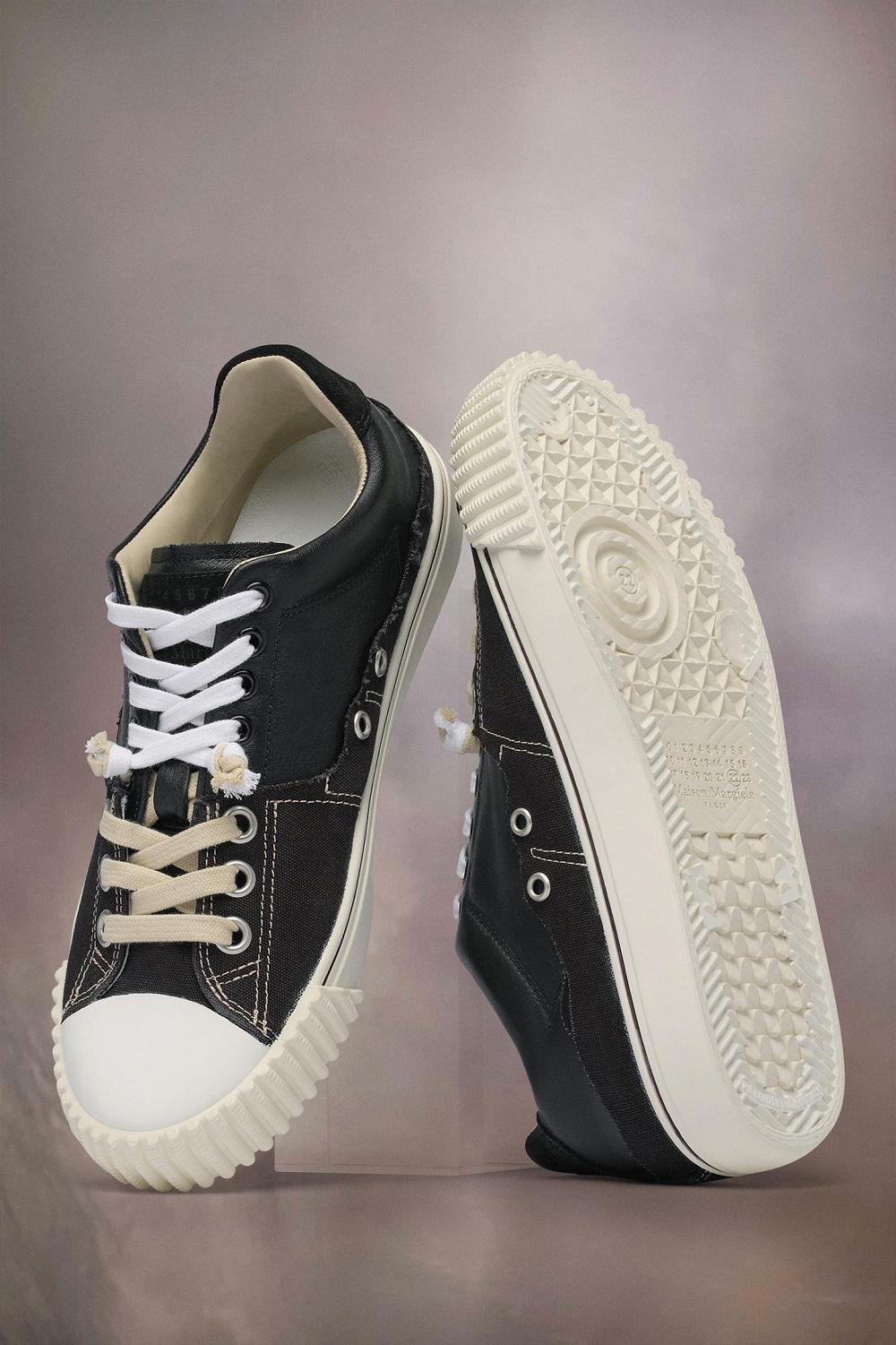 White Black Maison Margiela New Evolution Sneakers | AU_MM97386