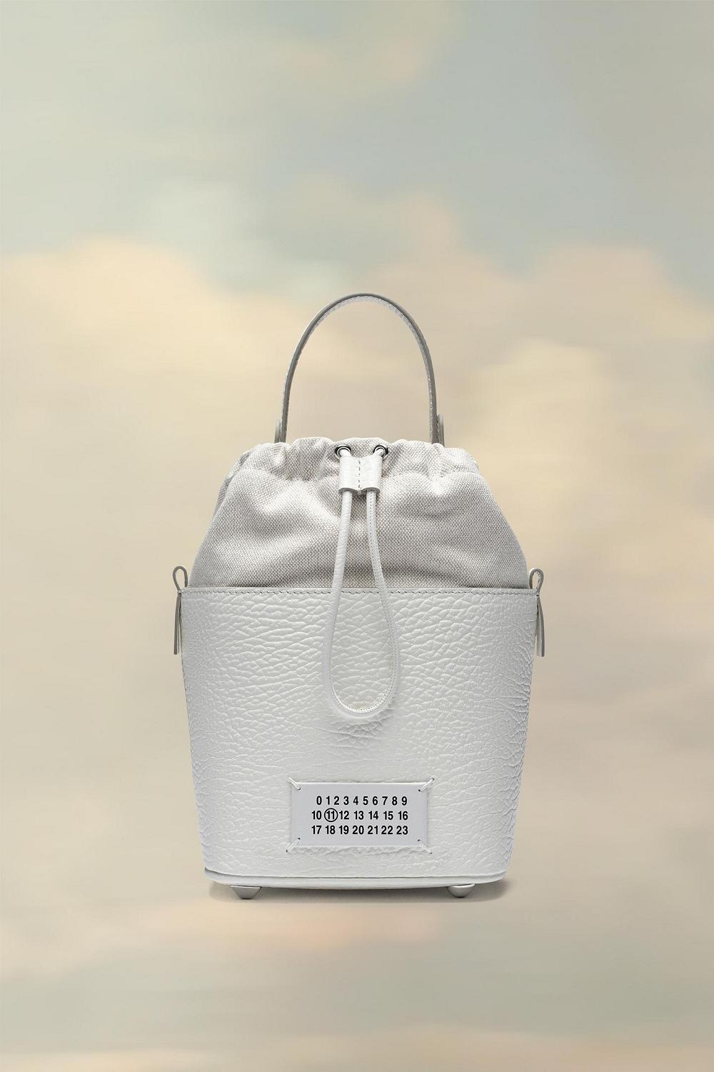 White Maison Margiela 5ac Bucket Small | AU_MM24946