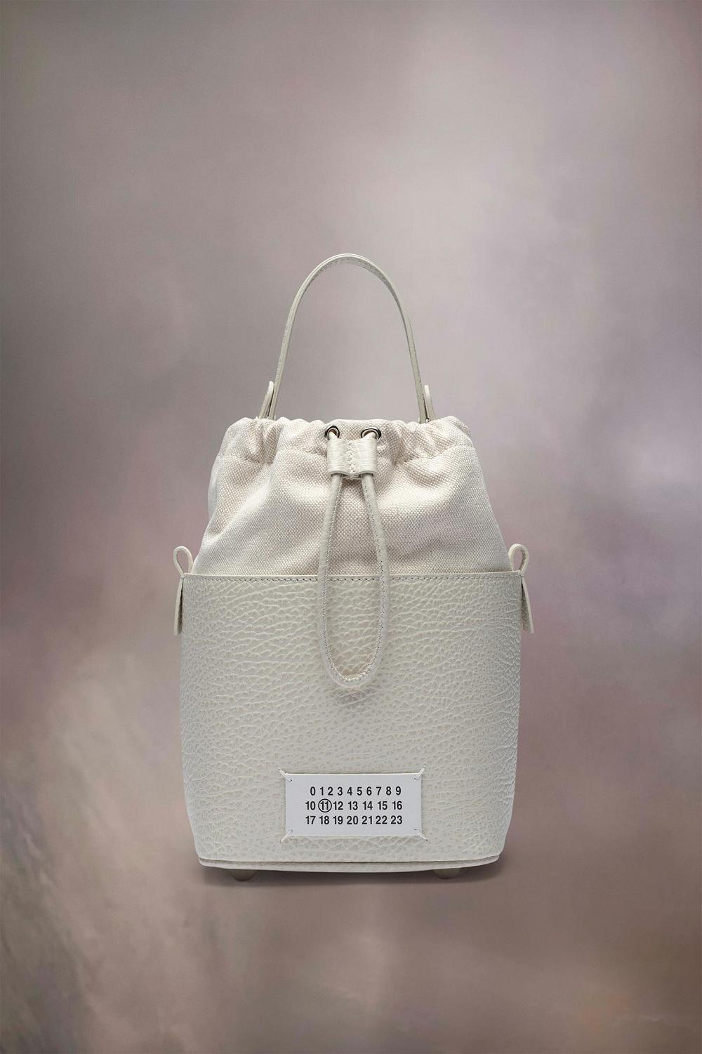 White Maison Margiela 5ac Bucket Small | AU_MM65405