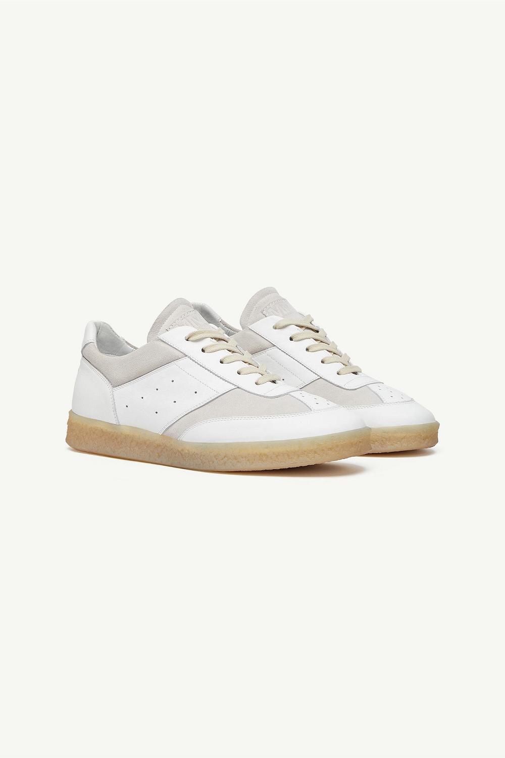 White Maison Margiela 6 Court Sneakers | AU_MM37776