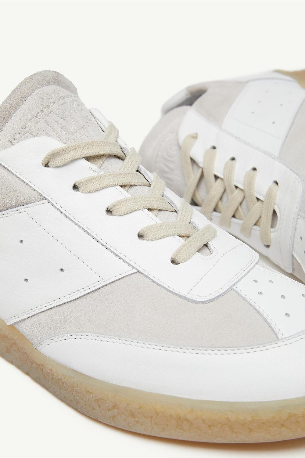 White Maison Margiela 6 Court Sneakers | AU_MM37776