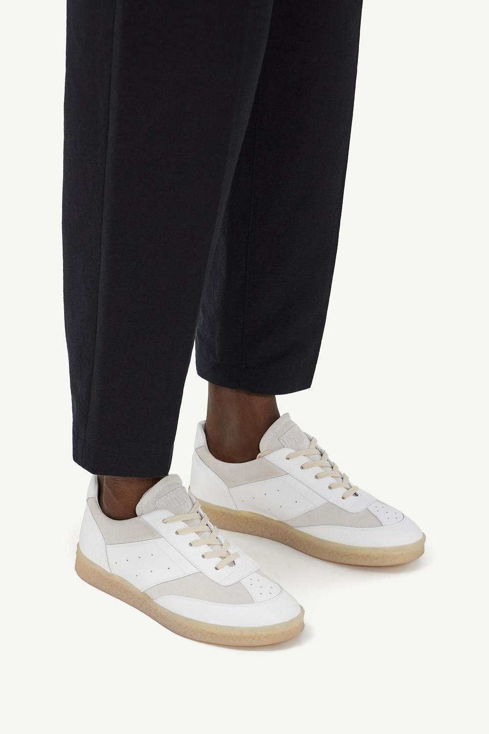 White Maison Margiela 6 Court Sneakers | AU_MM37776