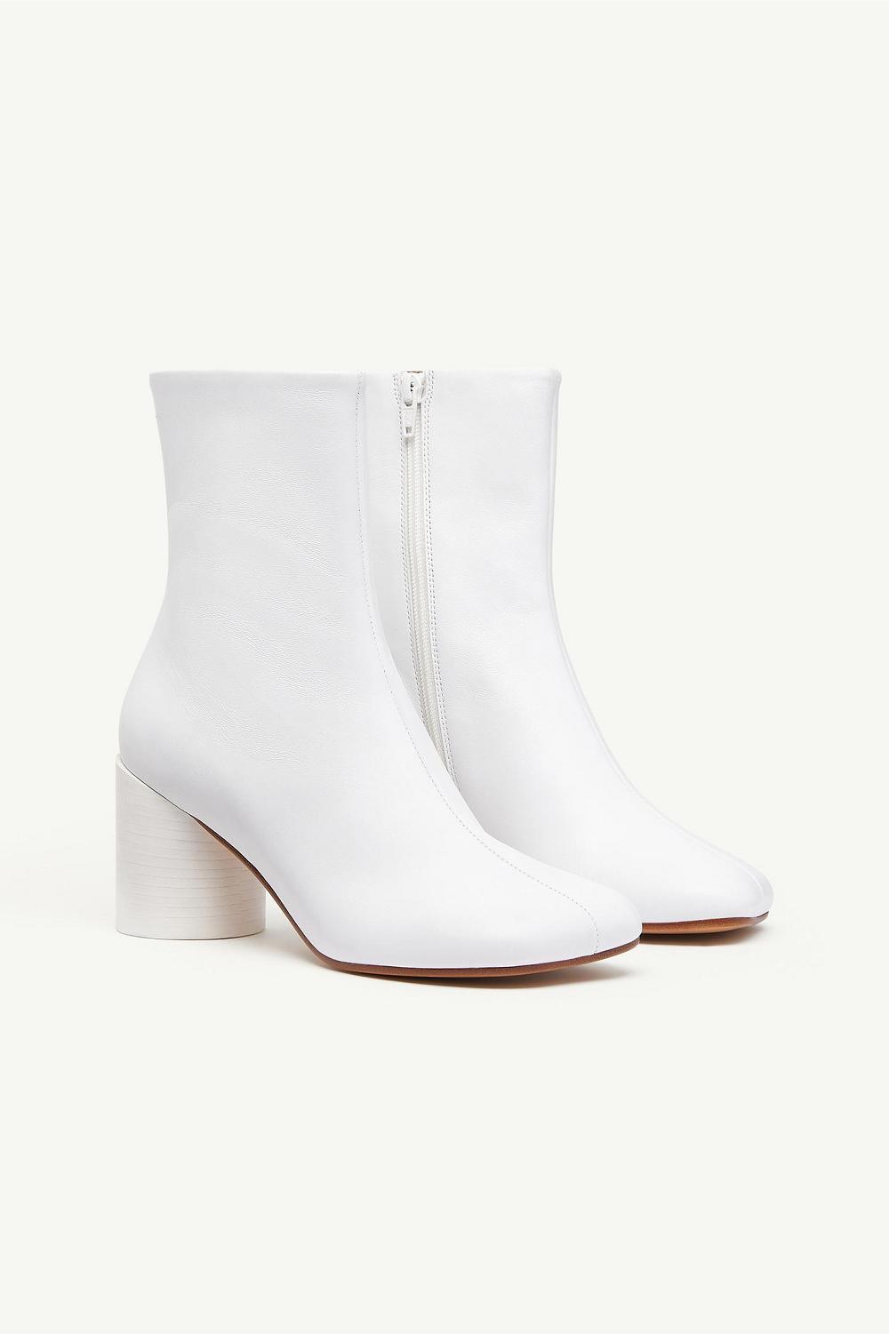 White Maison Margiela Anatomic Ankle Boots | AU_MM64439