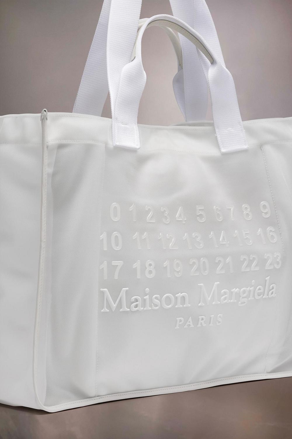 White Maison Margiela Cabas Shopping Bag Large | AU_MM44655