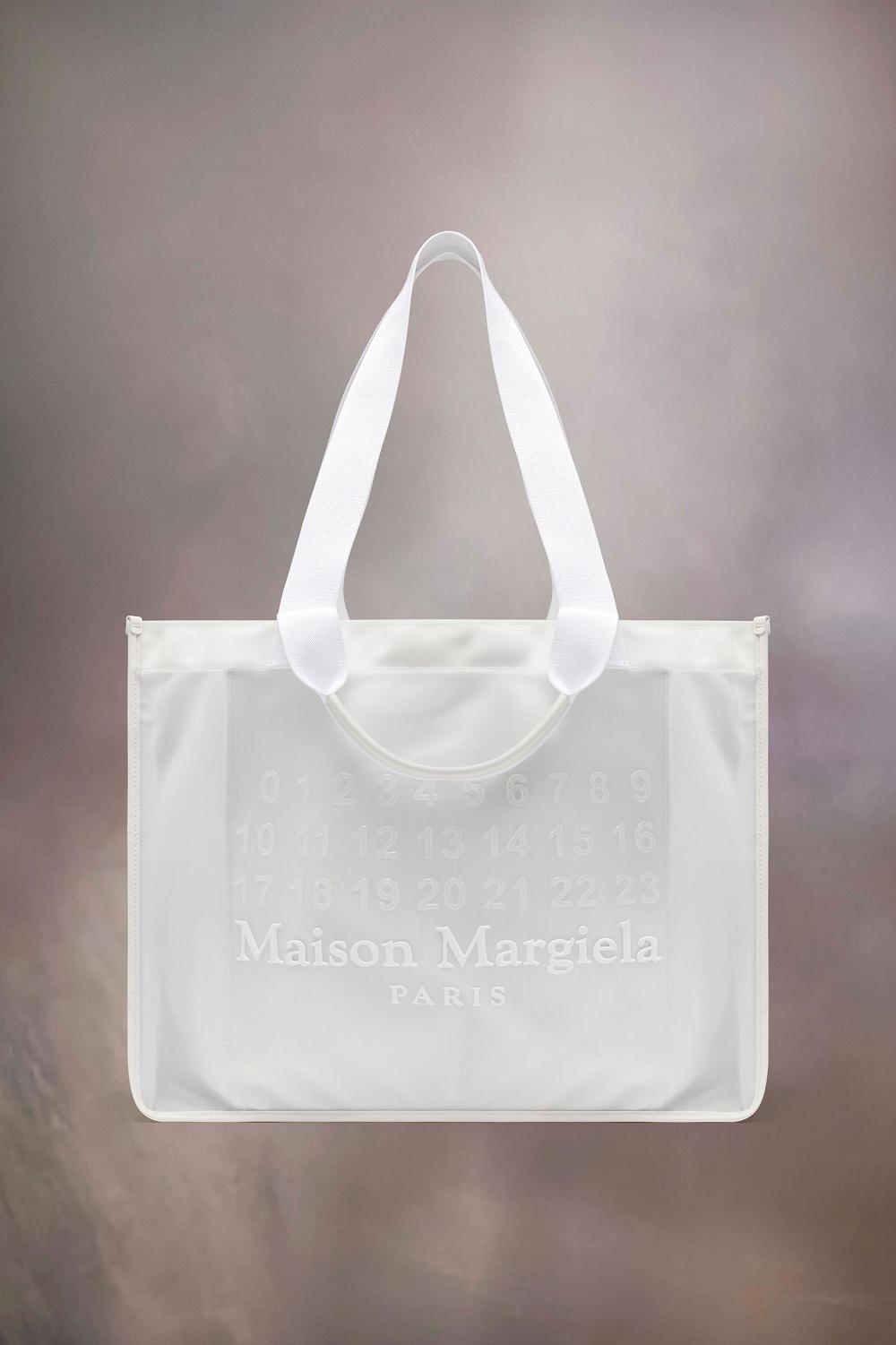 White Maison Margiela Cabas Shopping Bag Large | AU_MM44655