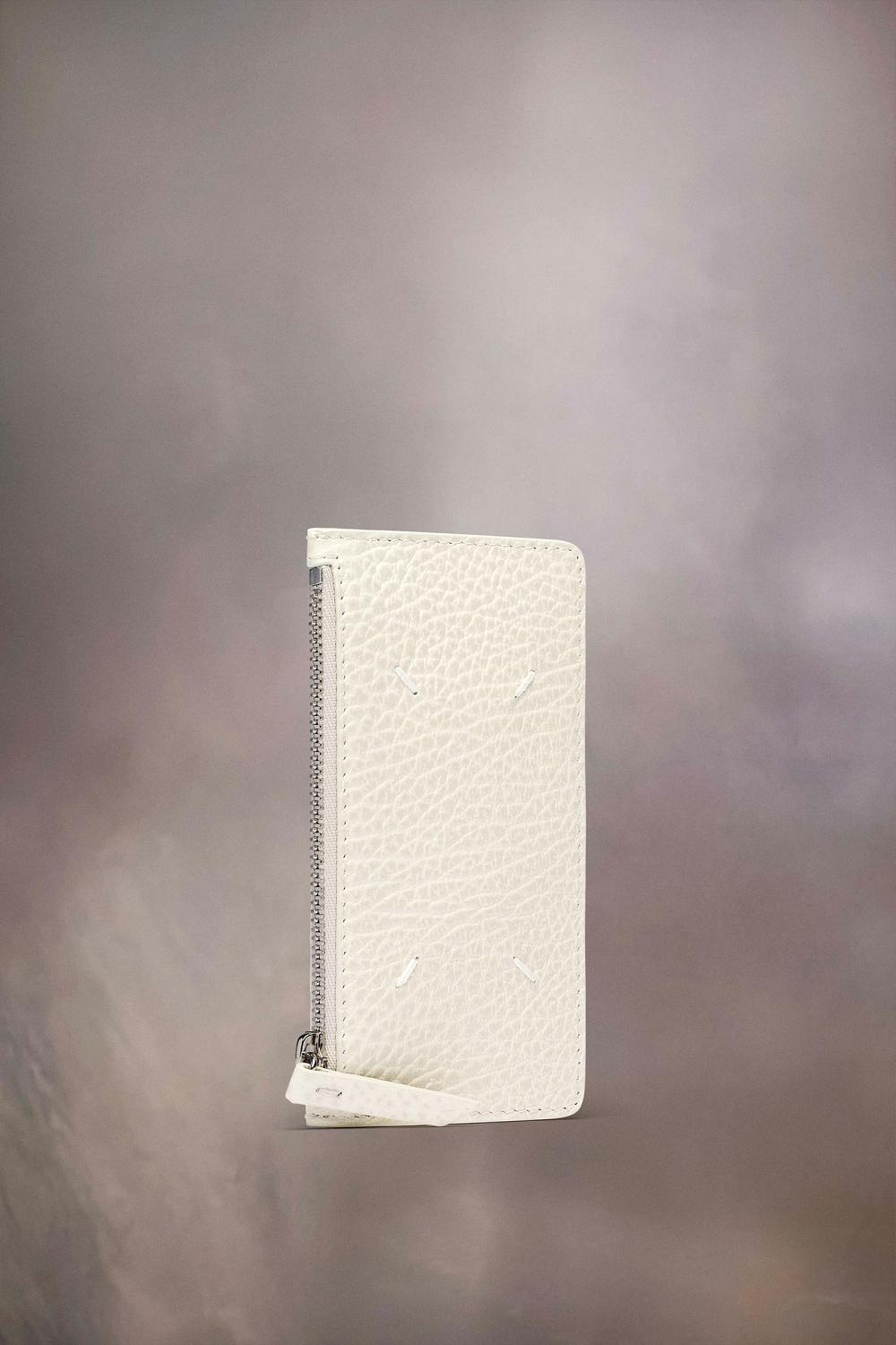 White Maison Margiela Four Stitches Cardholder Wallet | AU_MM28946