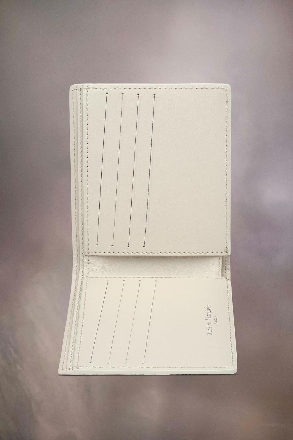 White Maison Margiela Four Stitches Cardholder | AU_MM37088