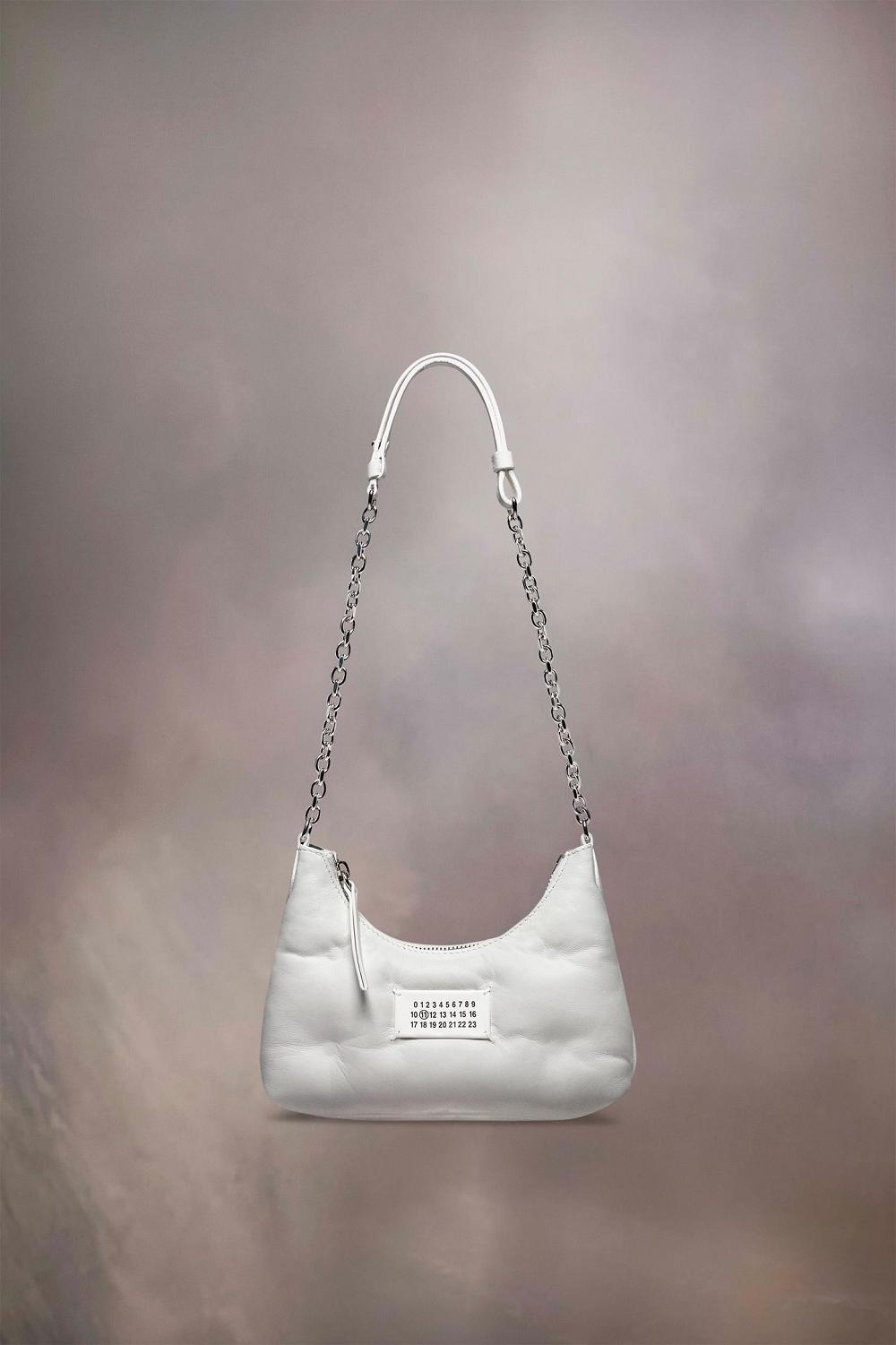 White Maison Margiela Glam Slam Hobo Micro | AU_MM55296